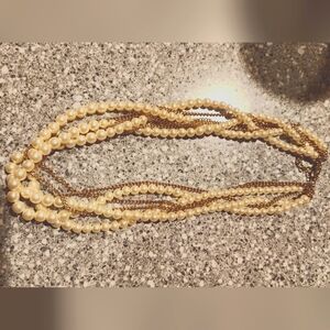 Gold & Pearl Necklace
